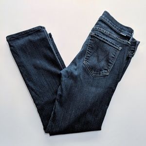 Mother Rascal Jeans Here Kitty Kitty Dark 28 x 27